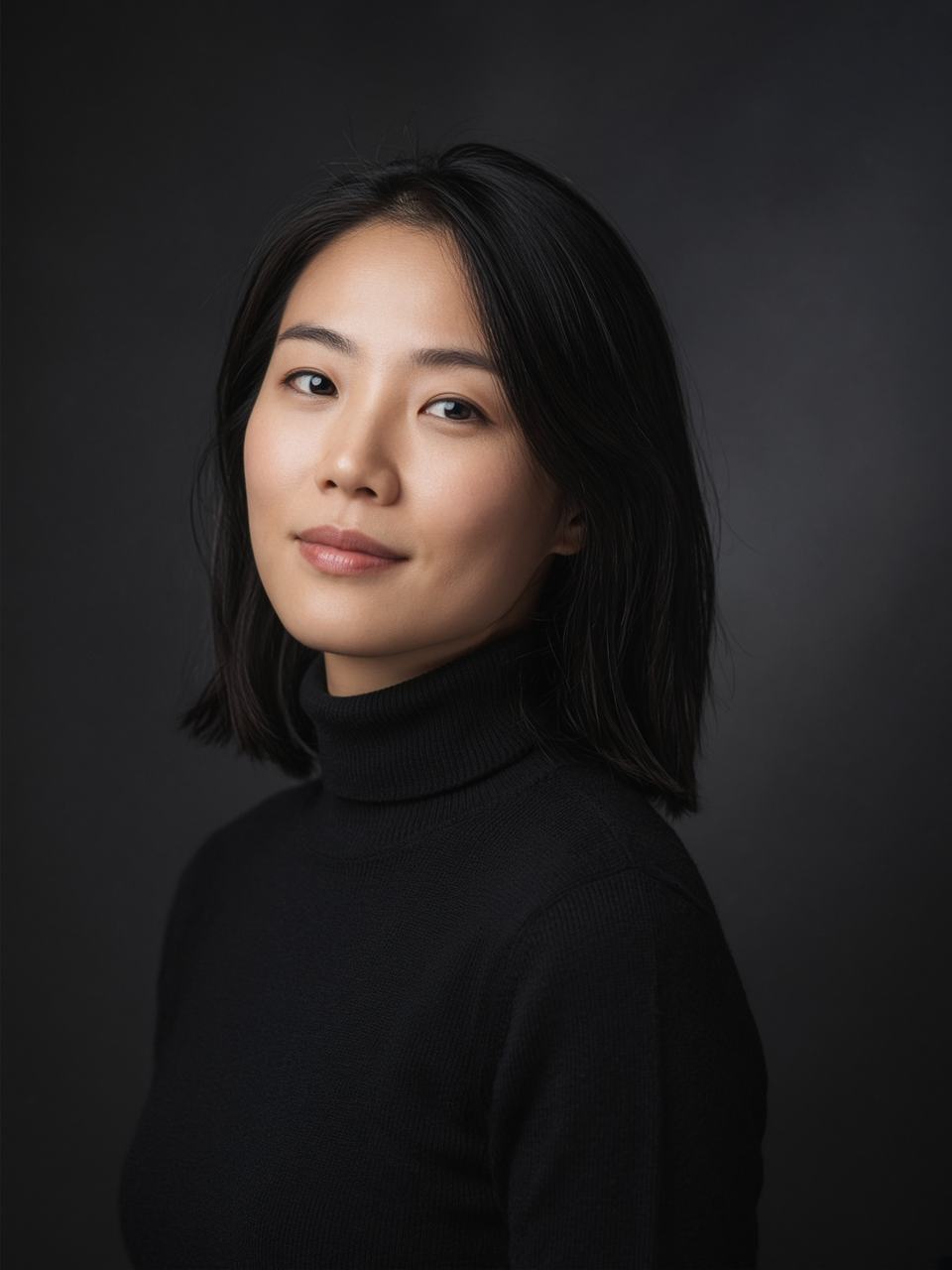 Creative founder headshot on a dark backdrop